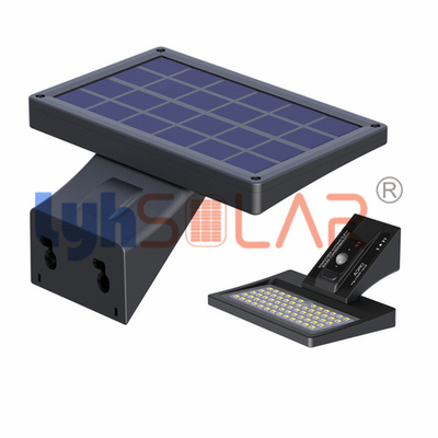 El sensor solar resistente al agua enciende el sensor de movimiento al aire libre 5W con 64pcs alto LED brillante