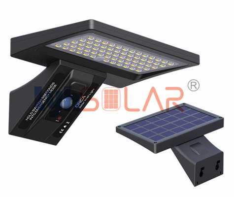 La cubierta solar negra del sensor de movimiento enciende 5W 3000K CCT para la iluminación decorativa del jardín