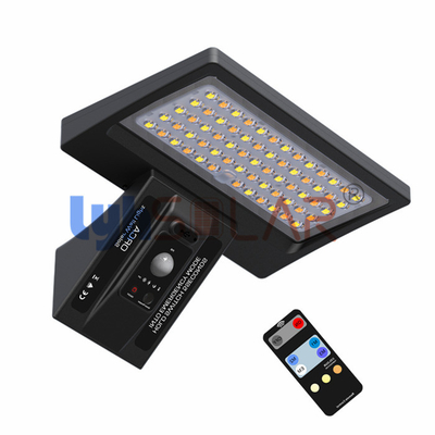 Altas luces accionadas solares al aire libre brillantes de la cubierta 5W con 64pcs de los microprocesadores SMD2835