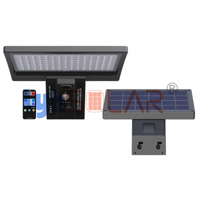 Las luces solares del poste de la cubierta del metal de la prenda impermeable IP65 con el sensor de movimiento 1000Lm hicieron salir