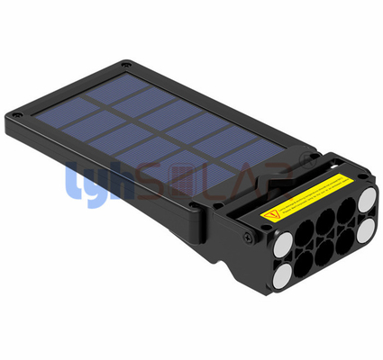 Luces de seguridad para exteriores con energía solar impermeable IP65 con lente de PC y base magnética