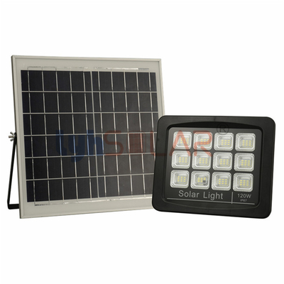 las luces de inundación solares del negro 20W al aire libre con el sensor de movimiento IP65 impermeabilizan la luz solar de la seguridad 2200lm