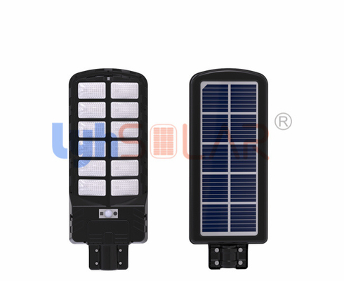 Poste impermeable de la lámpara de calle IP65 solar con ULTRAVIOLETA anti de los materiales del ABS y de la PC