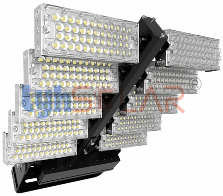 Luz 1200W del estadio de 90-270VAC LED para la alta instalación de poste