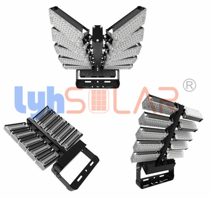 Luz 1200W del estadio de 90-270VAC LED para la alta instalación de poste