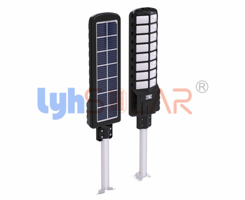 lámpara de calle solar del jardín del negro 2500Lm Smd5730 con la prenda impermeable IP65 para al aire libre