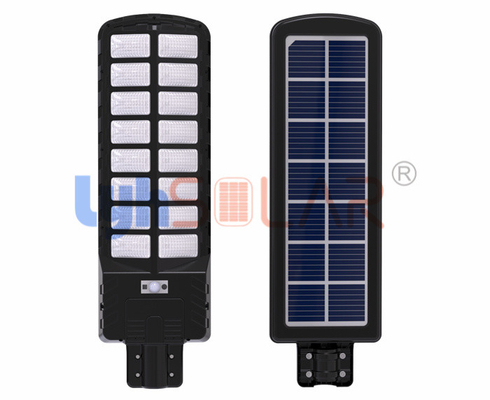 luces de calle solares grafito 18W al aire libre con la alta lámpara de calle brillante del sensor SMD5730