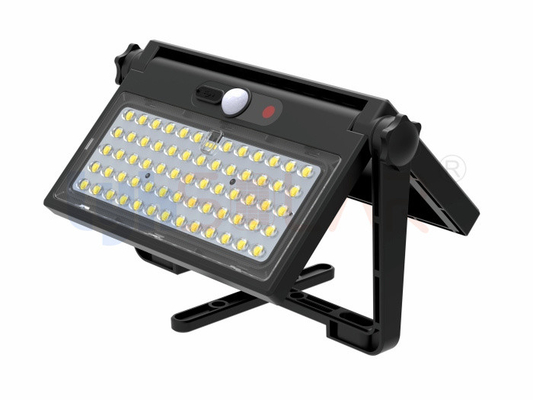 Sensor PIR Luces de inundación solares al aire libre con alto brillo IP65 resistente al agua