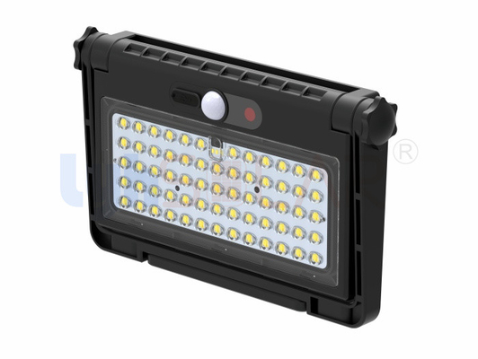 8W 1000Lm luces de inundación solares para exteriores diseño de forma de almohadilla con paquete pequeño