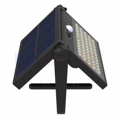8W 1000Lm luces de inundación solares para exteriores diseño de forma de almohadilla con paquete pequeño