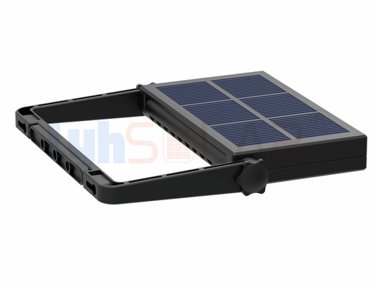 Luces de inundación solares de forma de almohadilla negra para exteriores de más de 1000Lm con aprobación CE RoHS