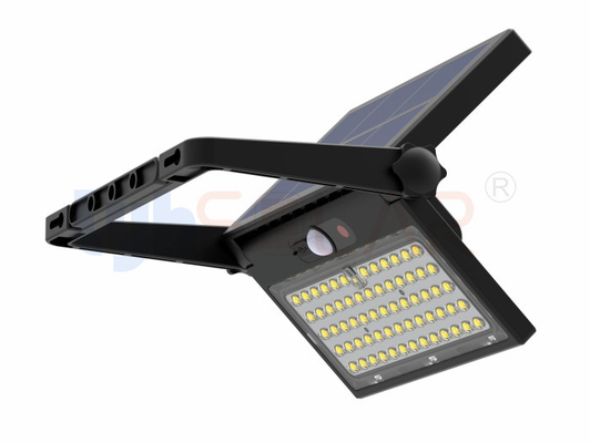 Luces de inundación solares de forma de almohadilla negra para exteriores de más de 1000Lm con aprobación CE RoHS