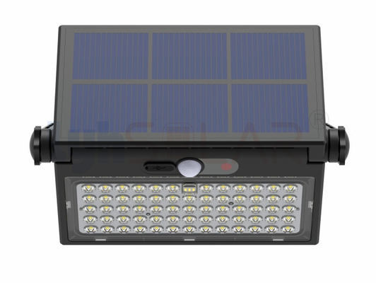 64pcs LED 8W luces de inundación solar exterior IP65 a prueba de agua para iluminación de garaje