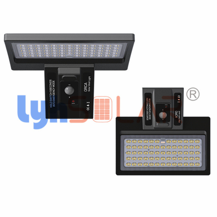 luces al aire libre del movimiento 3000-6000K solares con 4 prenda impermeable de los modos de iluminación IP65 con el panel solar