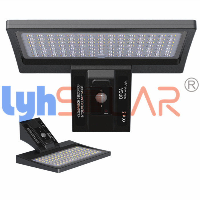 el movimiento de 8W 1000Lm activó la luz al aire libre solar con la aprobación impermeable de RoHS del CE IP65