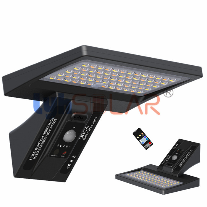 el casquillo solar de la cubierta de la lámpara 5W de la seguridad 3000-6000k enciende la prenda impermeable IP65 para la iluminación al aire libre
