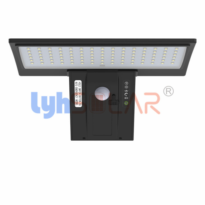 PIR Sensor Solar Sensor Wall enciende lumen amplio del ángulo de haz 520 con 90pcs de los microprocesadores del LED