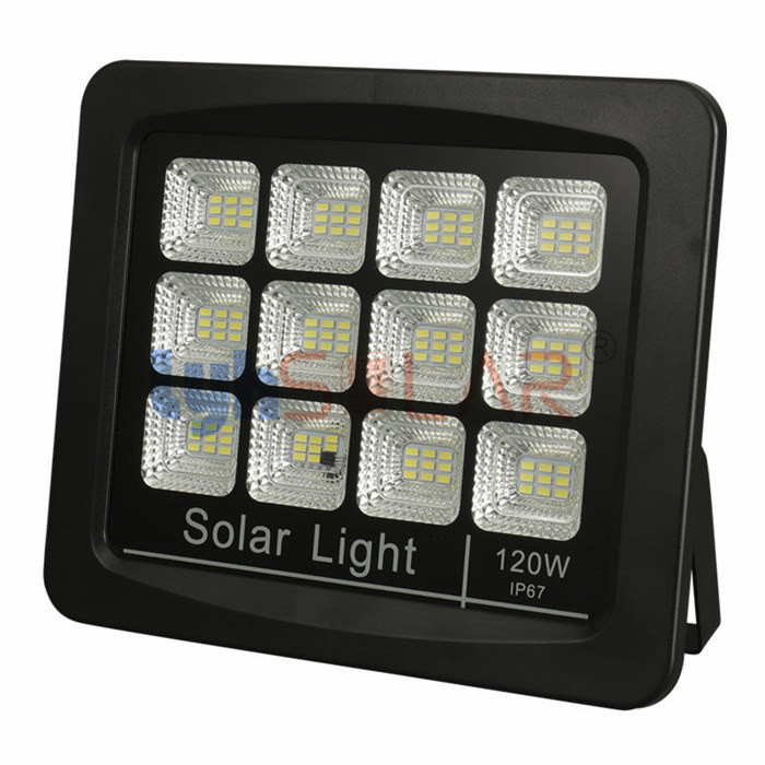 luces de inundación solares grafito 40W 4000lm al aire libre con la aprobación de RoHS de IP65 y del CE