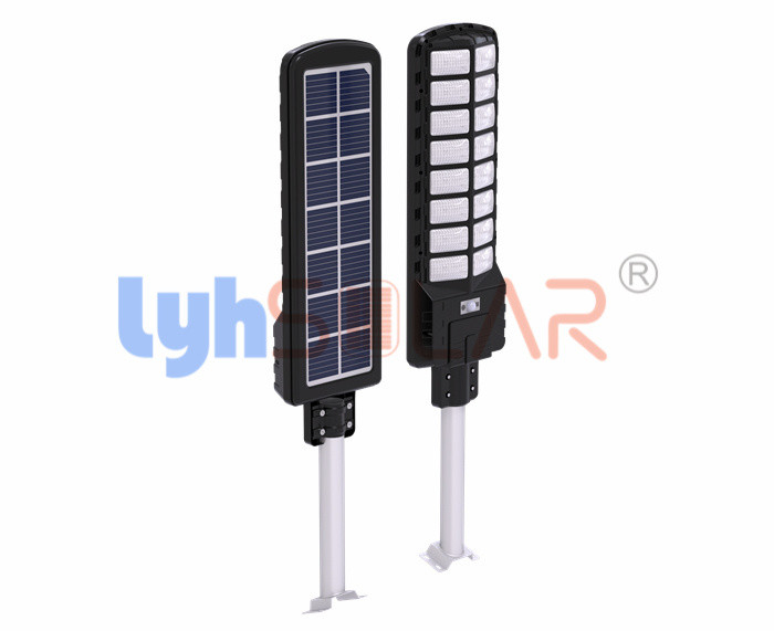 lámpara de calle solar del jardín del negro 2500Lm Smd5730 con la prenda impermeable IP65 para al aire libre