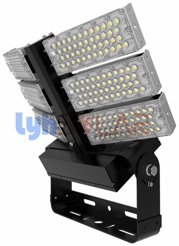 instalación de poste alto de la luz 4000k del estadio de 720w LED con la prenda impermeable IP67 para el estadio de Baskerball